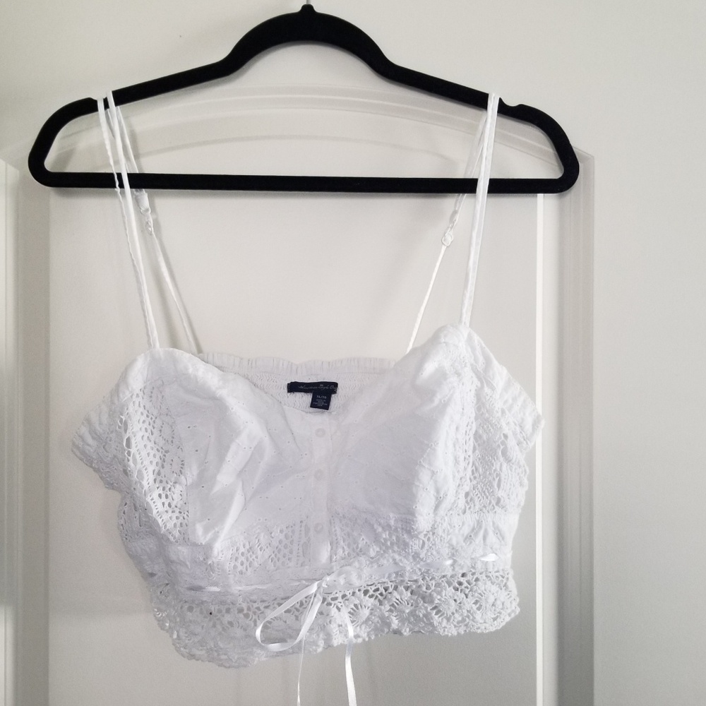 Embroidered Crop top